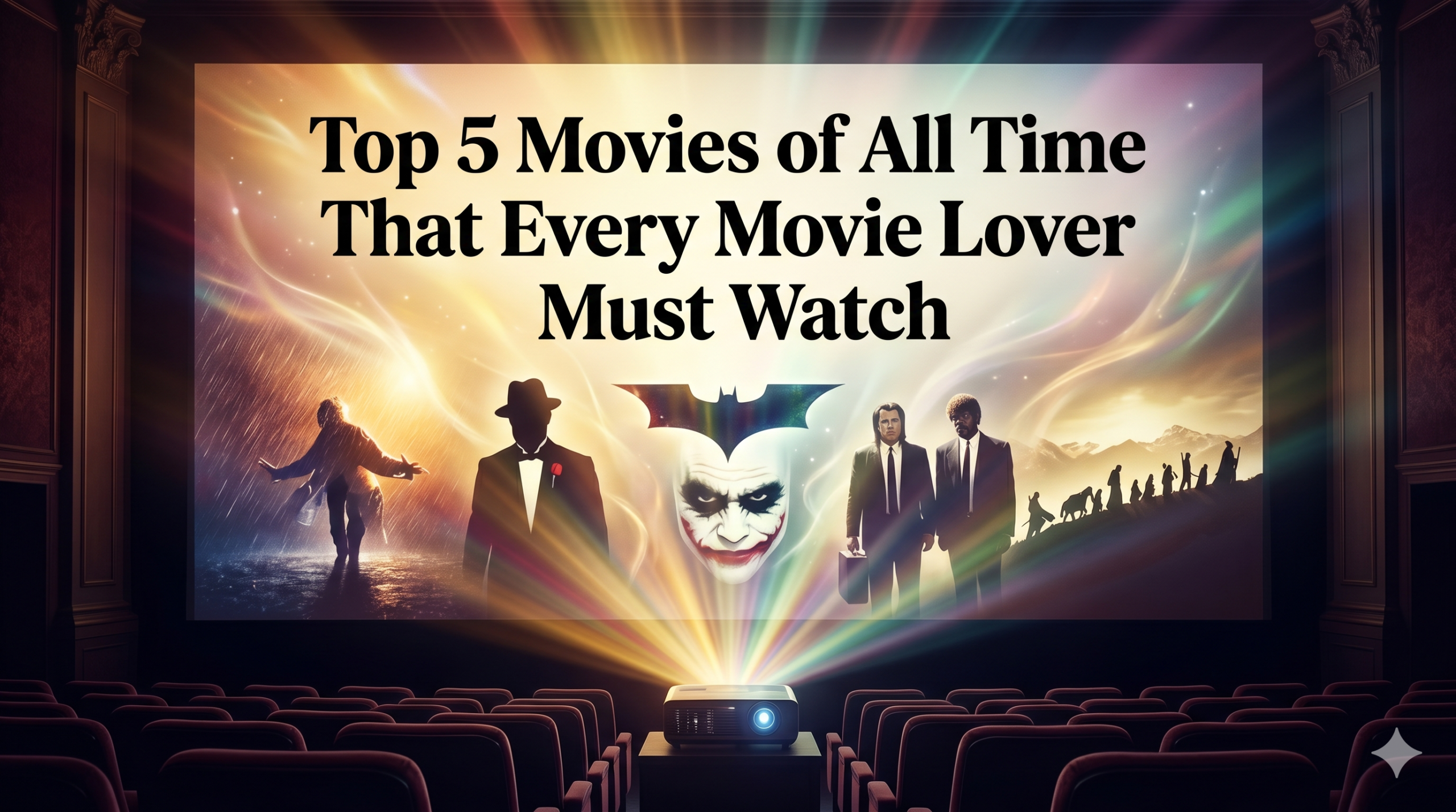 Top 5 Movies of All Time That Every Movie Lover Must Watch
