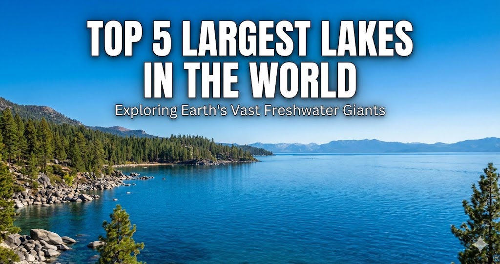Top 5 Largest Lakes in the World Along With Their Depth