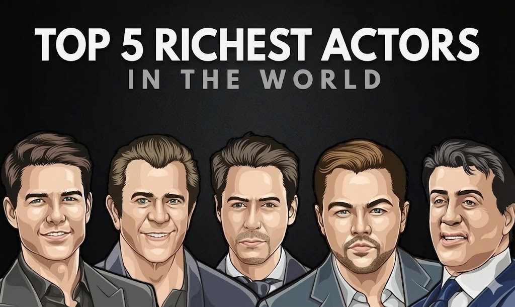 Top 5 Richest Actors in the World and Their Wealth
