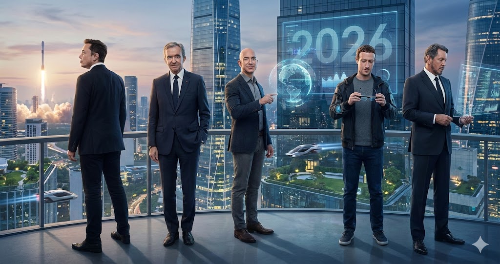 Top 5 Richest People in the World in 2026