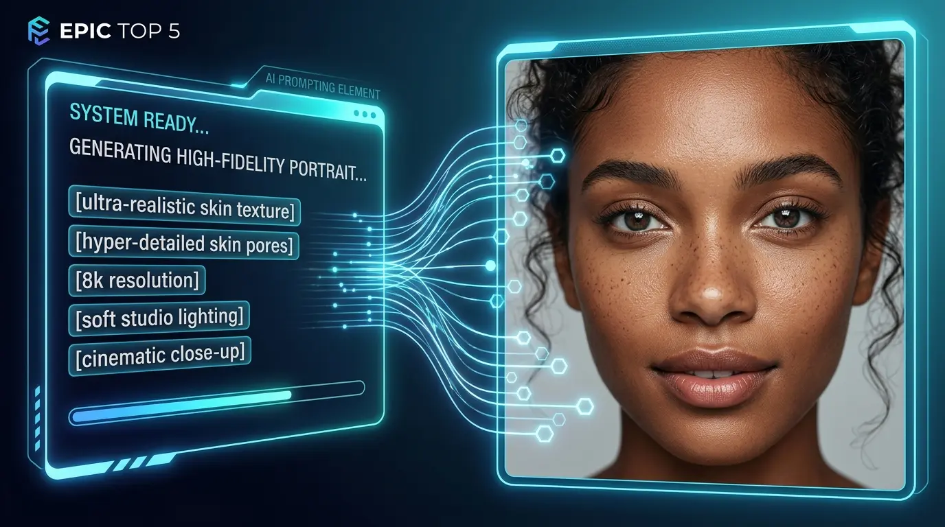 Top 5 Best AI Image Prompts for Realistic Portraits in 2026