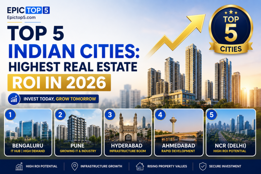 Top 5 Indian Cities: Highest Real Estate ROI in 2026