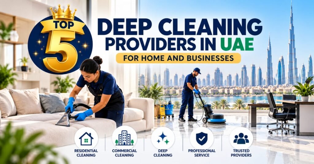 Top 5 Deep Cleaning Providers in UAE for Homes and Offices